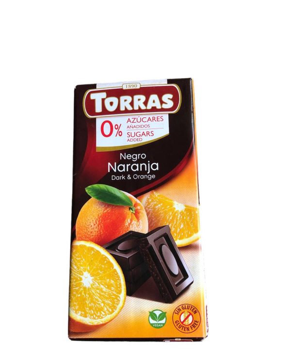 Шоколад чорний з  апельсином