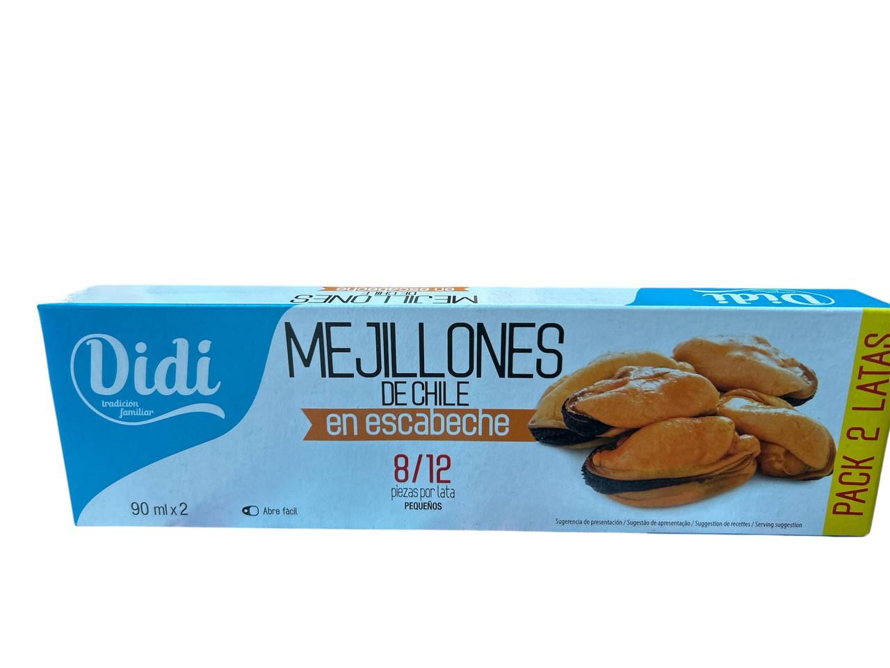 Це мідії в маринаді Didi Mejillones de Chile en Escabeche.